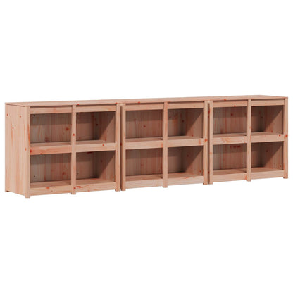 vidaXL Outdoor Kitchen Cabinet MEPPEL 3 pcs Natural Douglas 2