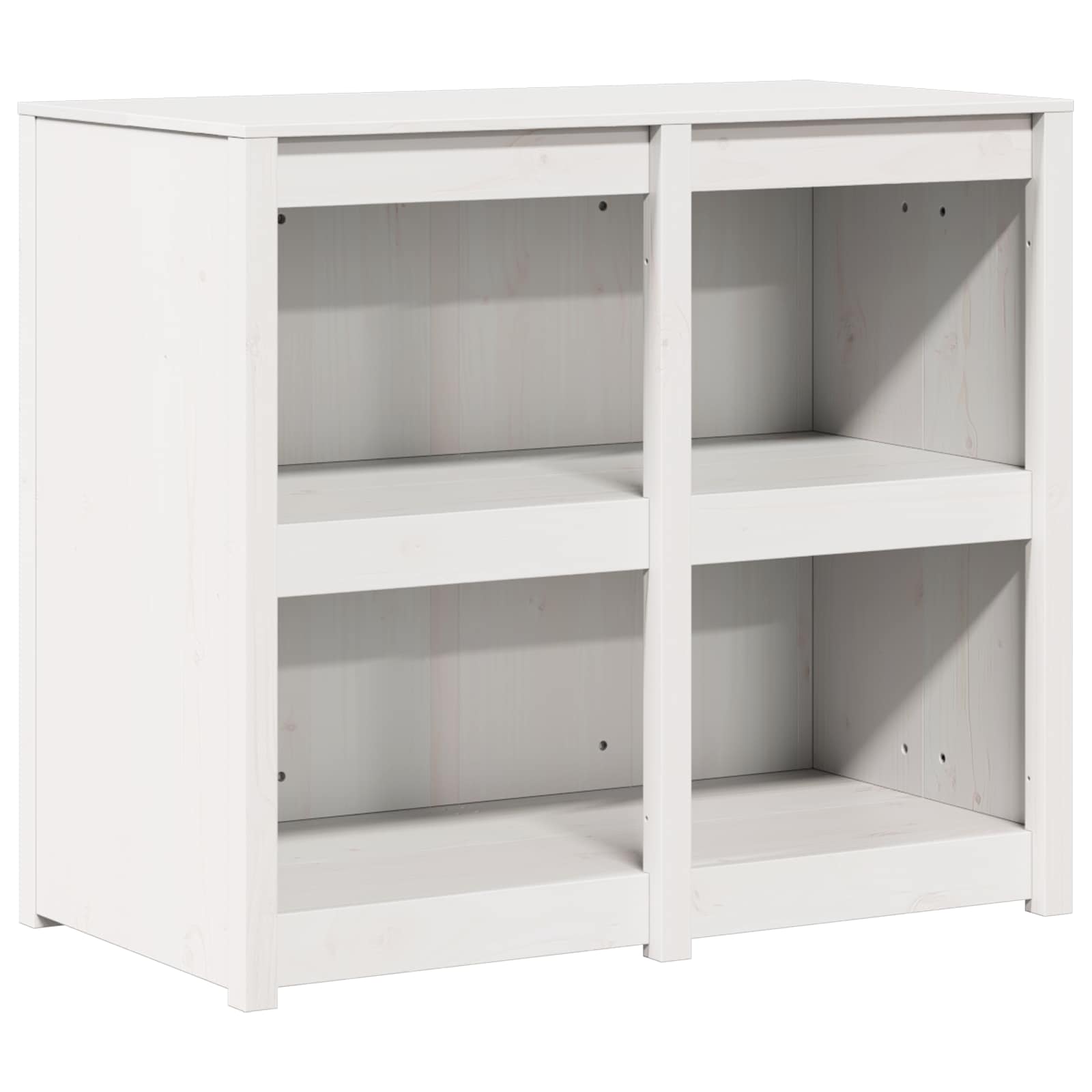 vidaXL Outdoor Kitchen Cabinet MEPPEL 3 pcs White Solid Pine Wood 4