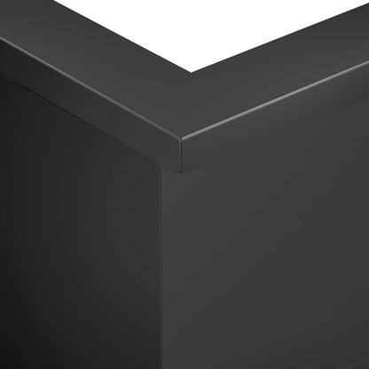Retaining Wall Steel 50 x 50 x 30 cm 1 x 270° Corner Black