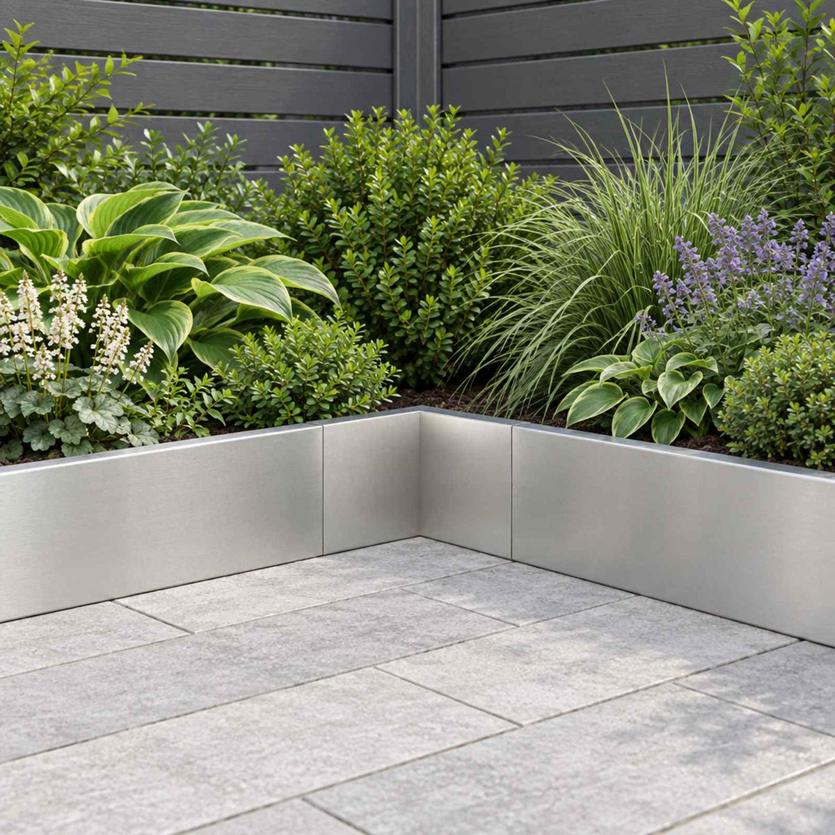 Retaining Wall Steel Corner Stainless