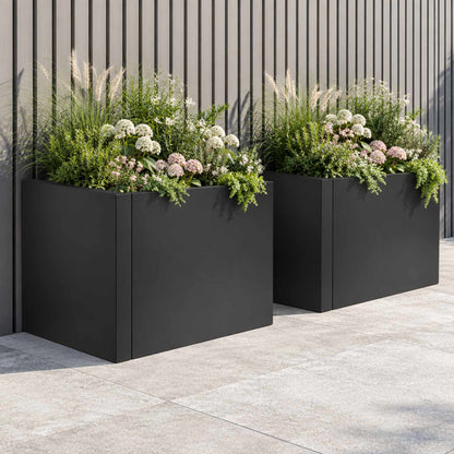 Retaining Wall Steel Black