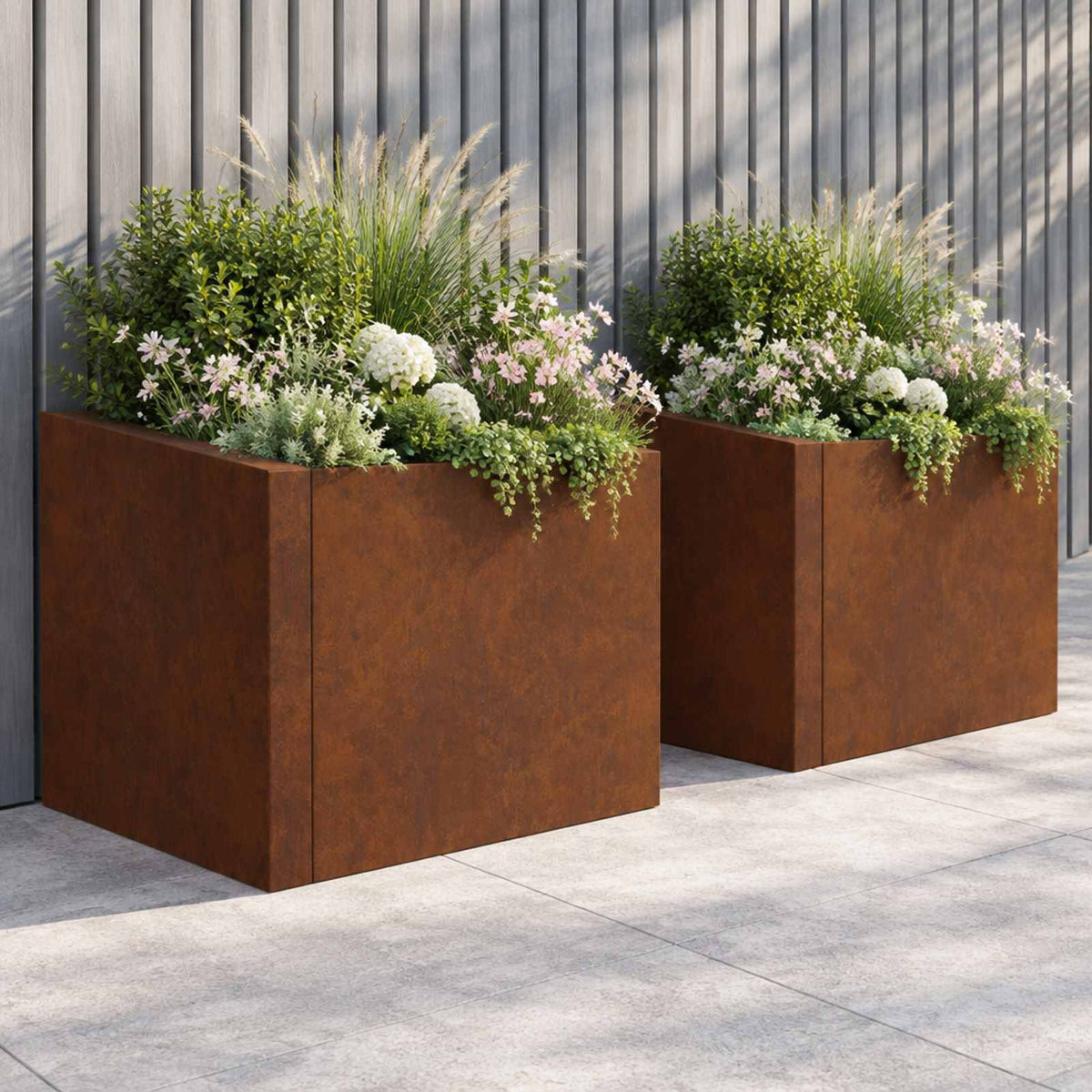 Retaining Wall Steel Weathering