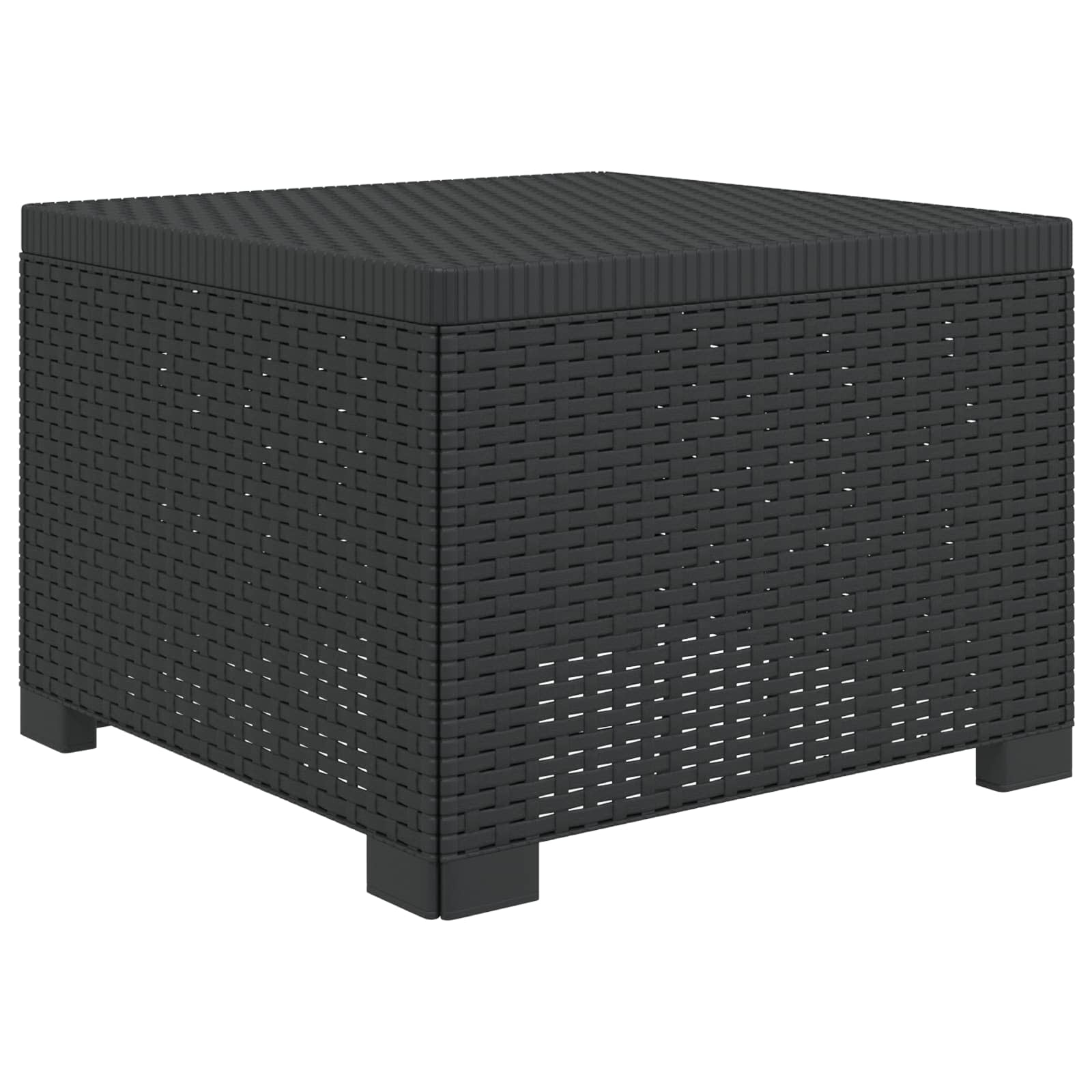 vidaXL 5-Seater Garden Sofa Rattan Look PP Anthracite 6