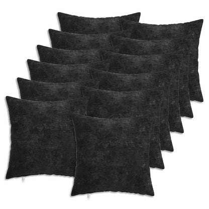 vidaXL Throw Pillow 12 pcs HEERLEN Anthracite 40 x 40 cm 2