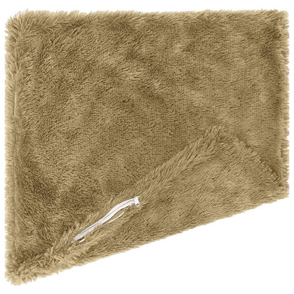 Throw Pillow HEERLEN PV Fleece 12 pcs 40 x 40 cm Light grey