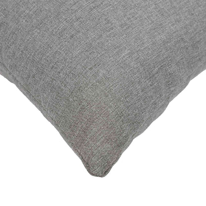 Throw Pillow HEERLEN Fabric 6 pcs 40 x 60 cm Cloud grey