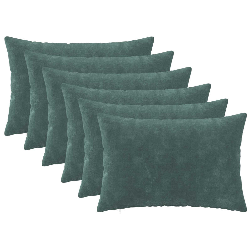 vidaXL Throw Pillow HEERLEN 6 pcs Sea Blue