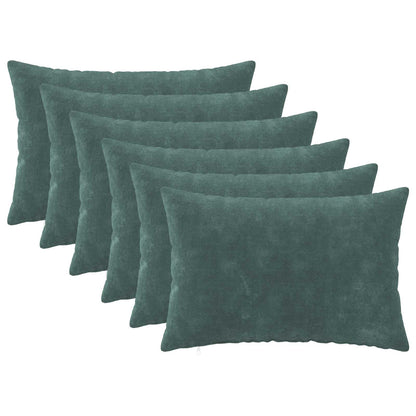 Throw Pillow HEERLEN 6 pcs Sea Blue 40 x 60 cm