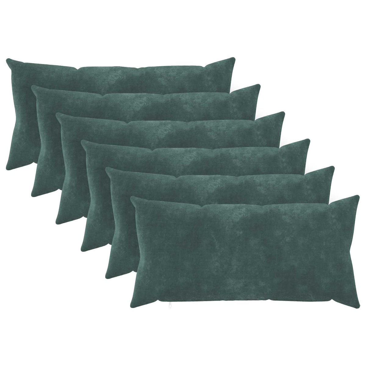 Throw Pillow HEERLEN 6 pcs Sea Blue 40 x 70 cm