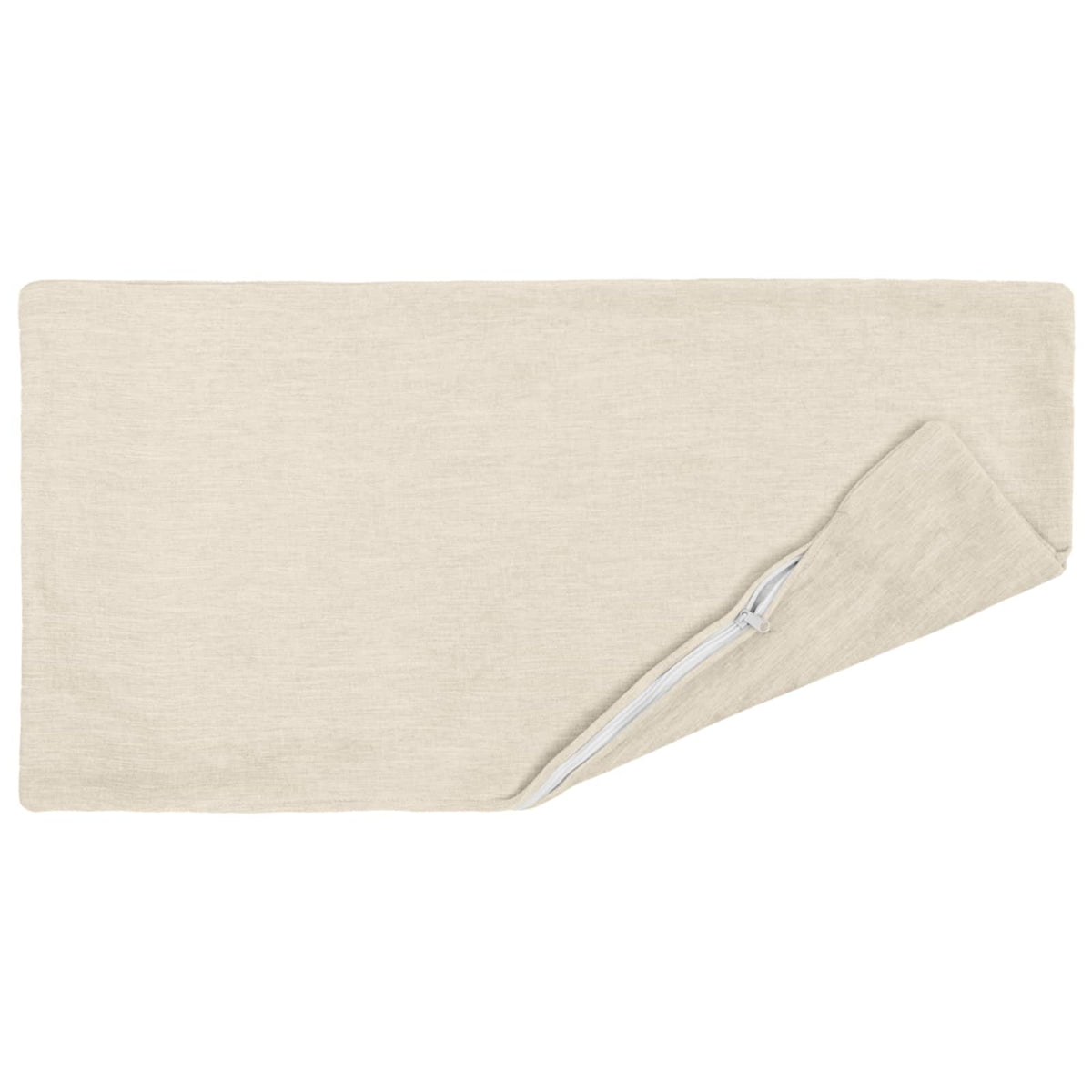 vidaXL Cushion with Pillow HEERLEN 12 pcs Cream Chenille Fabric 4