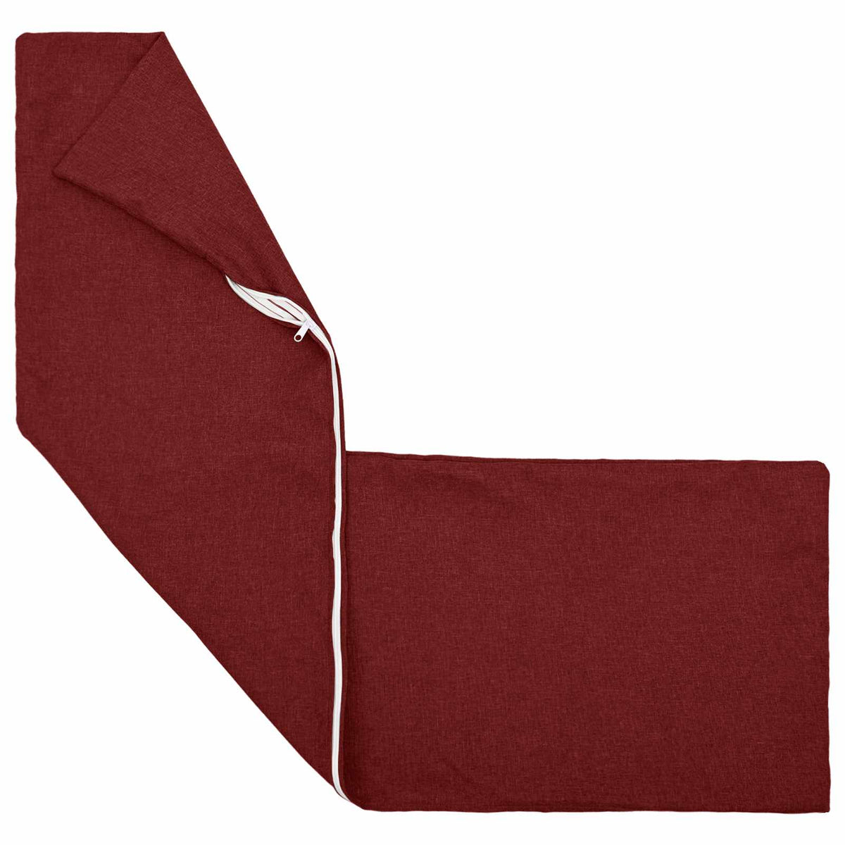 Throw Pillow HEERLEN Fabric 2 pcs Wine Red 40 x 145 cm