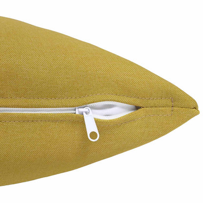 Throw Pillow HEERLEN Fabric 2 pcs Light Green 40 x 145 cm