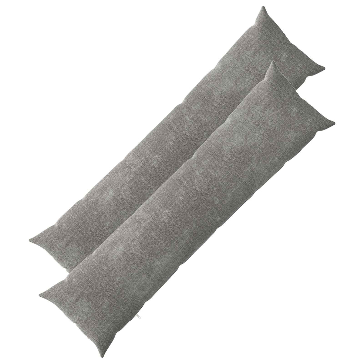 vidaXL Throw Pillow 2 pcs HEERLEN Dark Grey 40 x 145 cm 2
