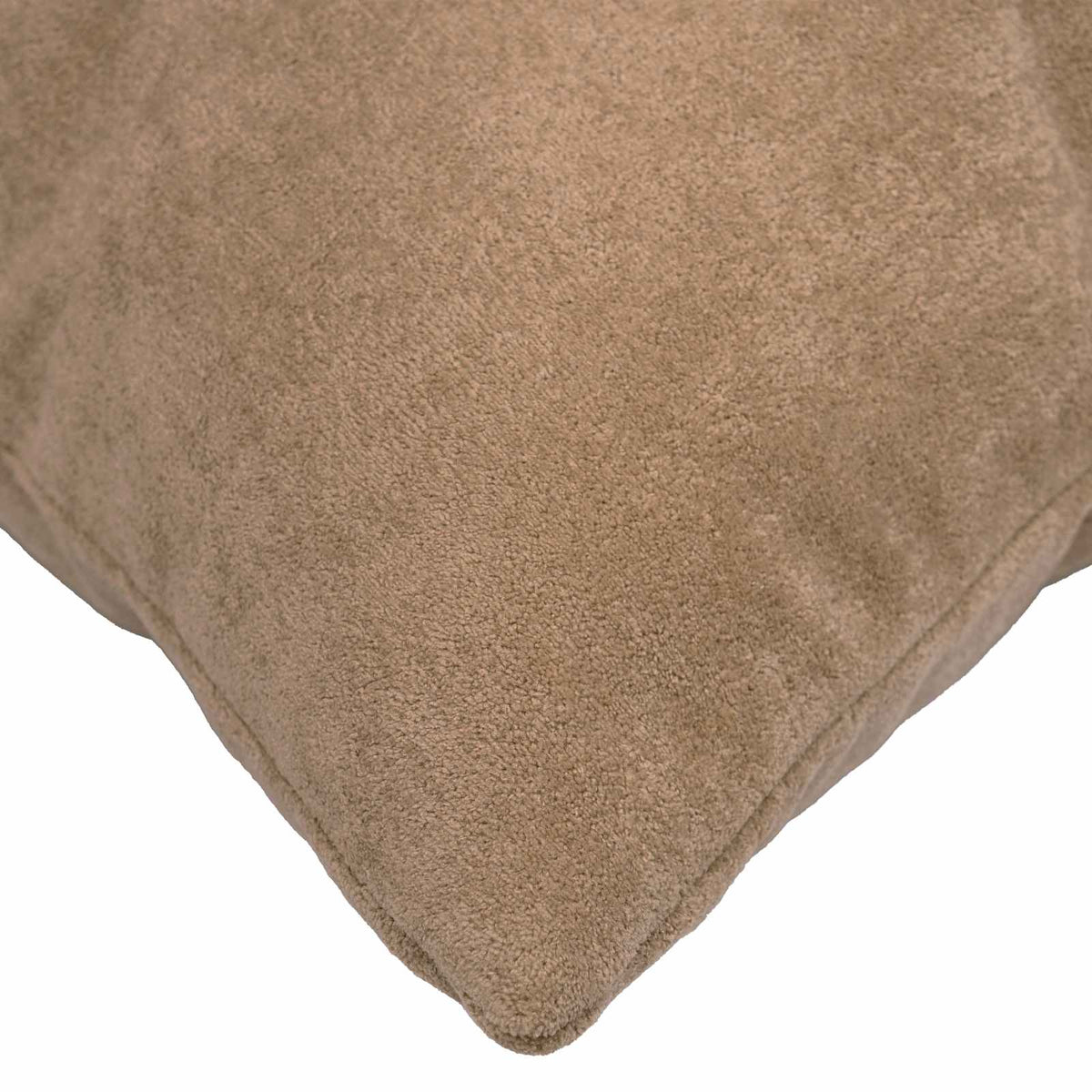Throw Pillow HEERLEN Microfiber Fleece 2 pcs Taupe 40 x 145 cm