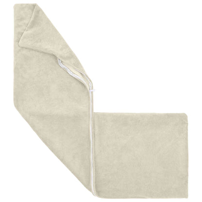 Throw Pillow HEERLEN Microfiber Fleece 2 pcs Cream 40 x 145 cm
