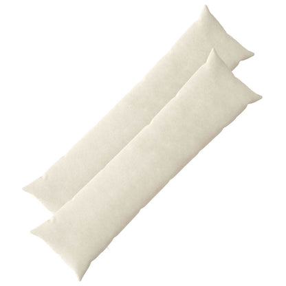 Throw Pillow HEERLEN Microfiber Fleece 2 pcs Cream 40 x 145 cm