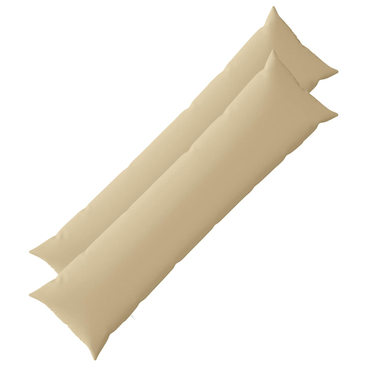 Throw Pillow HEERLEN Polyester 2 pcs Beige 40 x 145 cm