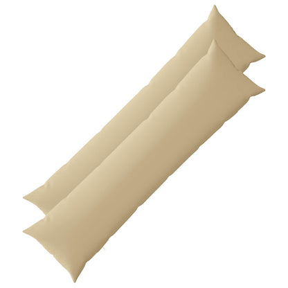 Throw Pillow HEERLEN Polyester 2 pcs Beige 40 x 145 cm