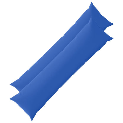 Throw Pillow HEERLEN Polyester 2 pcs Royal Blue 40 x 145 cm