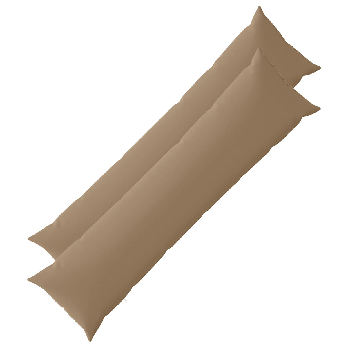 vidaXL Throw Pillow 2 pcs HEERLEN Taupe 40 x 145 cm Polyester 2