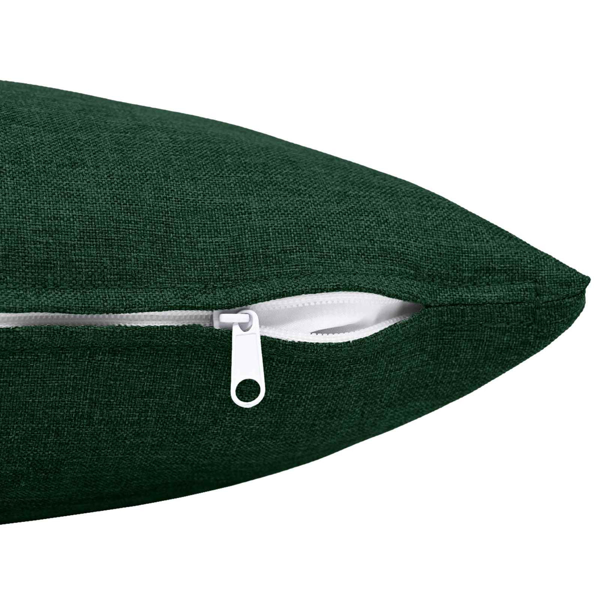 Throw Pillow HEERLEN Fabric 12 pcs 50 x 50 cm Dark green