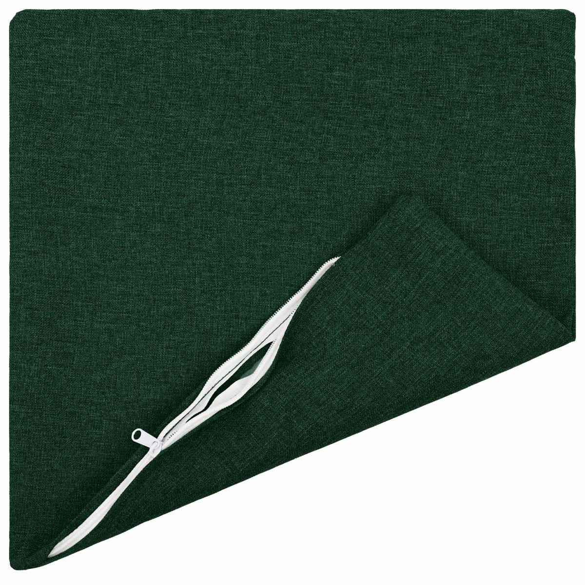 Throw Pillow HEERLEN Fabric 12 pcs 50 x 50 cm Dark green
