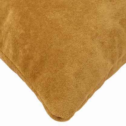 Throw Pillow HEERLEN Microfiber Fleece 2 pcs Yellow 70 x 70 cm