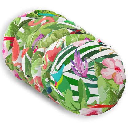 vidaXL Throw Pillow 6 pcs HEERLEN Multicolour Dia. 60 cm Polyester 2