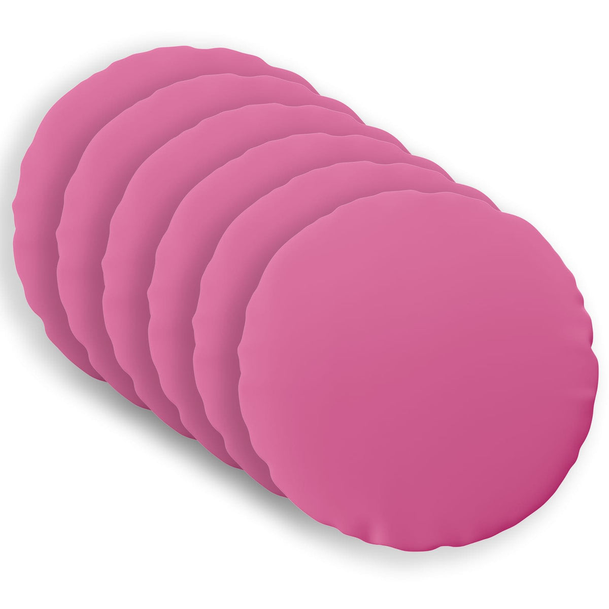vidaXL Throw Pillow 6 pcs HEERLEN Pink Dia. 60 cm Polyester 2