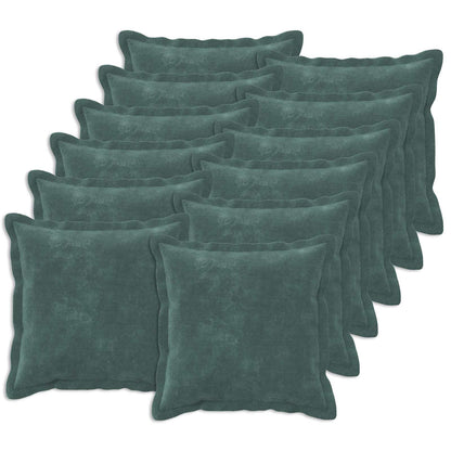 Cushion with Pillow HOUTEN Microfiber Fleece 12 pcs Width 40 cm Sea blue 40 cm