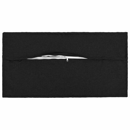 Throw Pillow HOUTEN 40 x 70 cm Faux Linen 6 pcs Black