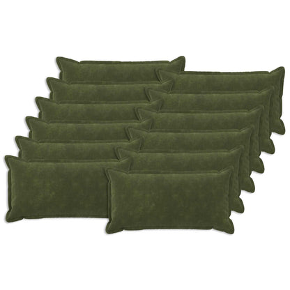 Cushion with Pillow HOUTEN Microfiber Fleece 12 pcs Width 40 cm Green 80 cm