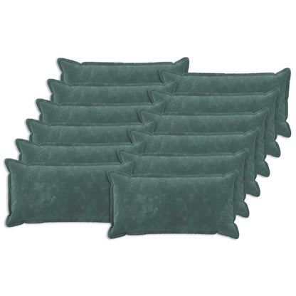 Cushion with Pillow HOUTEN Microfiber Fleece 12 pcs Width 40 cm Sea blue 80 cm