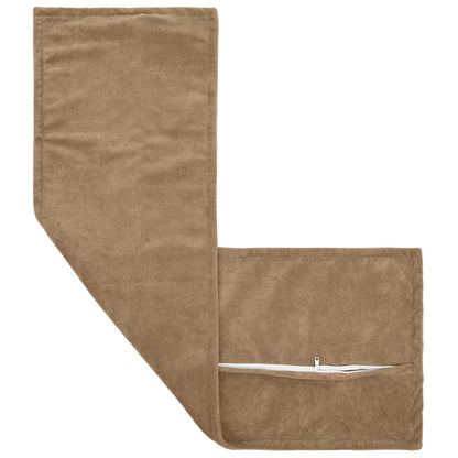 Throw Pillow HOUTEN Microfiber Fleece 2 pcs Taupe 40 cm 145 cm