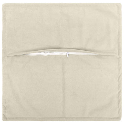 Throw Pillow HOUTEN 45 x 45 cm Microfiber Fleece 6 pcs Cream