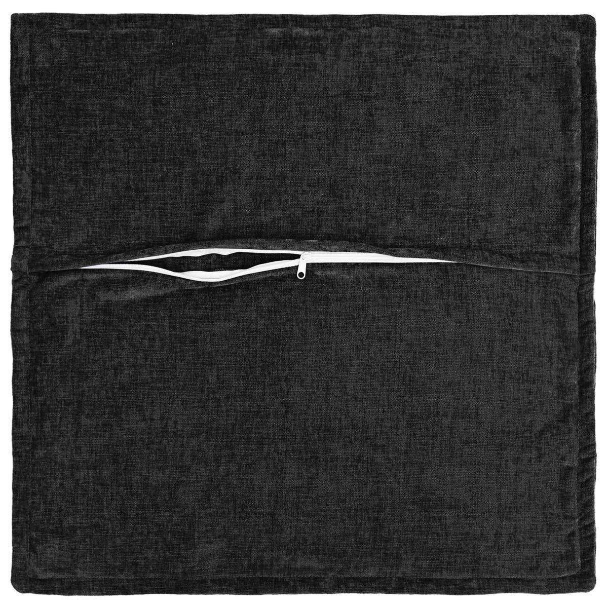 Cushion with Pillow HOUTEN Chenille Fabric 12 pcs Anthracite 50 cm 50 cm