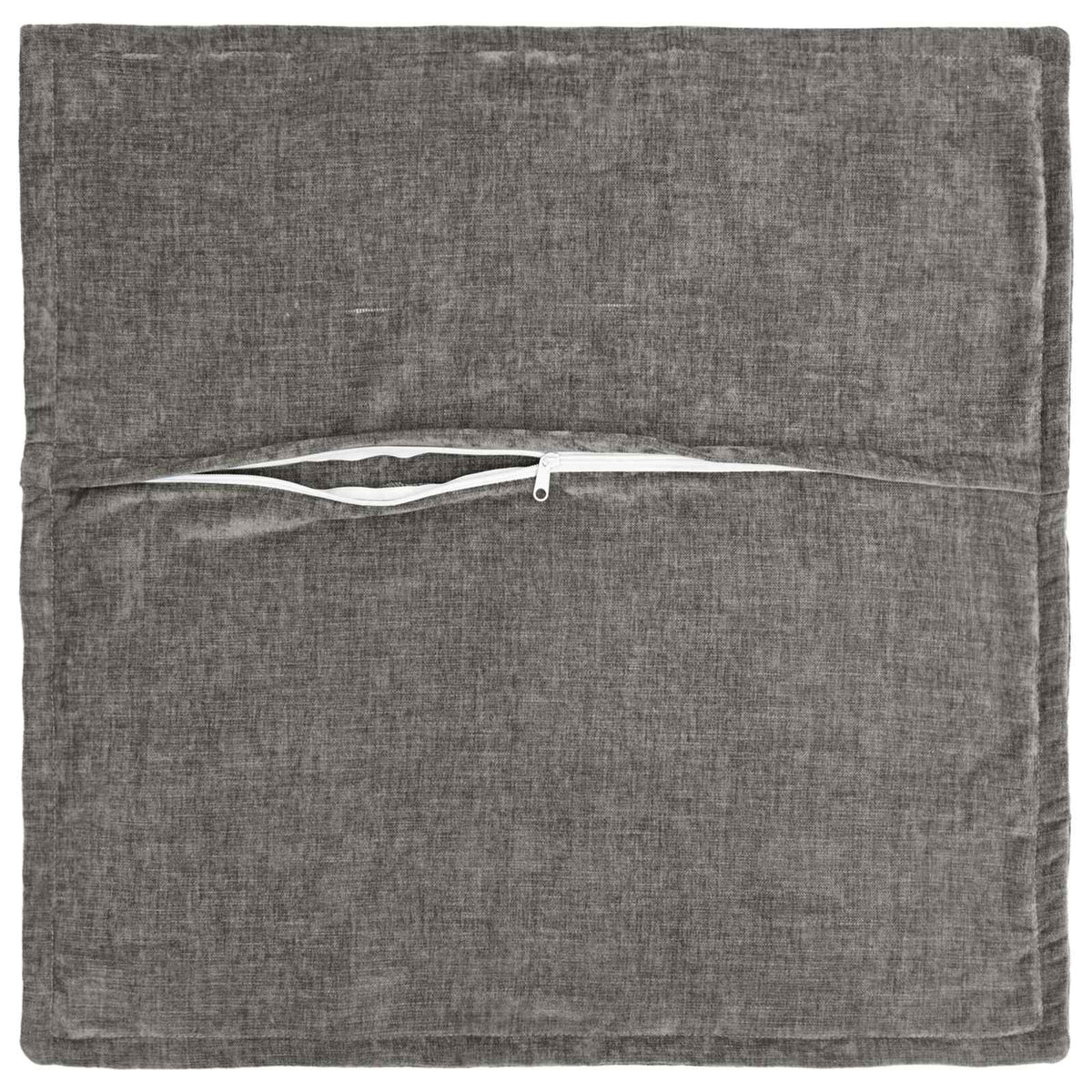 Throw Pillow HOUTEN 50 x 50 cm Chenille Fabric 6 pcs Dark grey