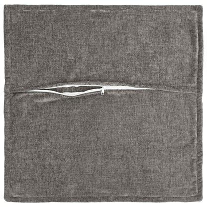 Throw Pillow HOUTEN 50 x 50 cm Chenille Fabric 6 pcs Dark grey