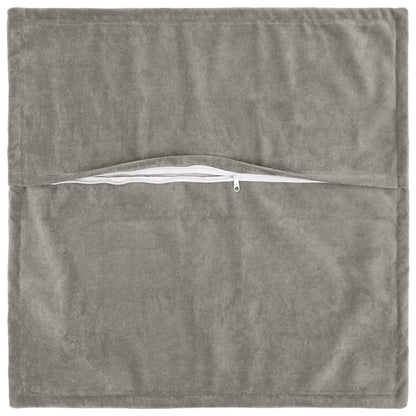 vidaXL Throw Pillow 2 pcs HOUTEN Light Grey 70 x 70 cm 3