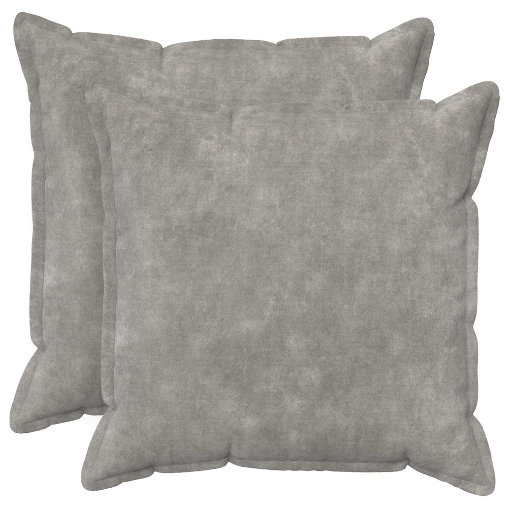 vidaXL Throw Pillow 2 pcs HOUTEN Light Grey 70 x 70 cm