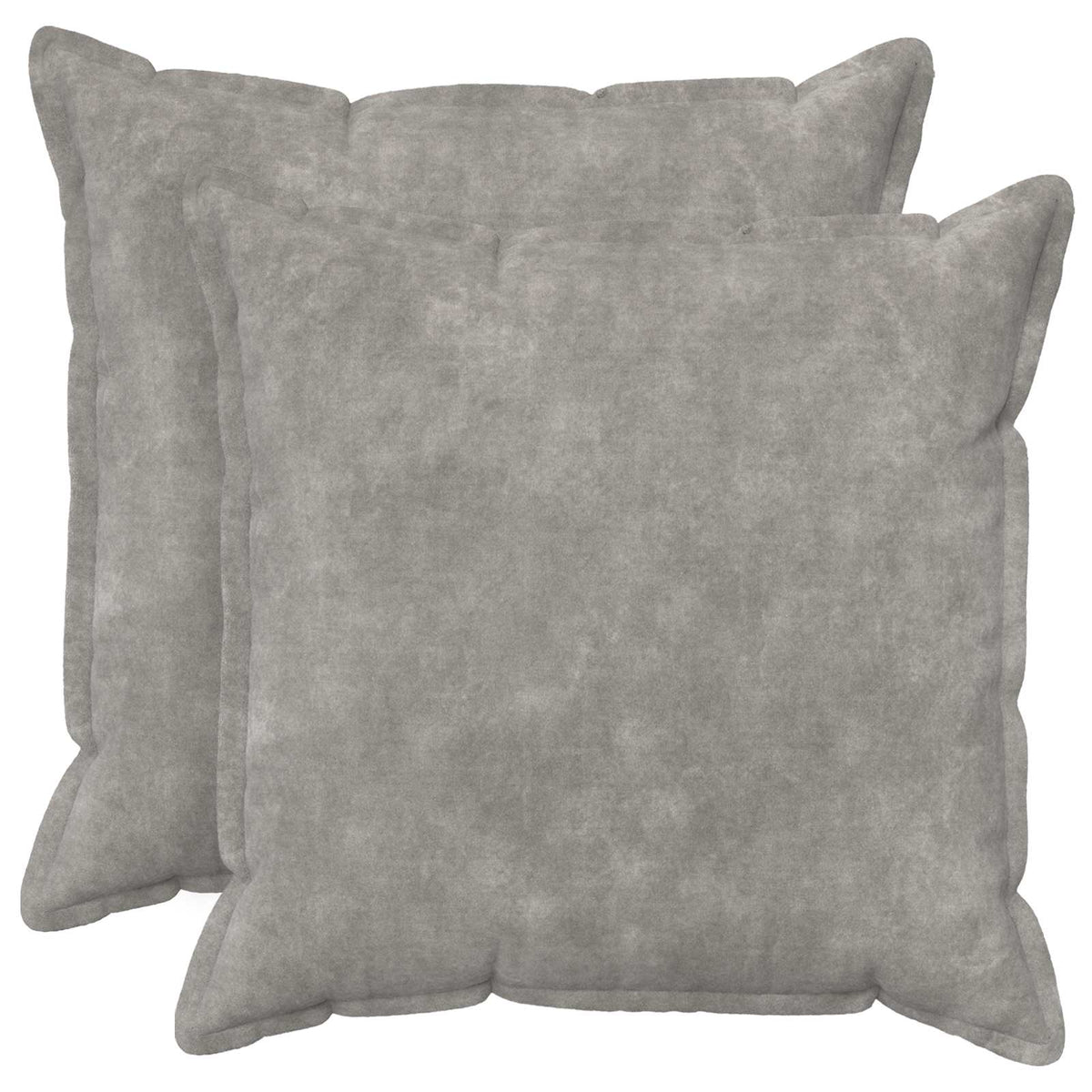 vidaXL Throw Pillow 2 pcs HOUTEN Light Grey 70 x 70 cm 1