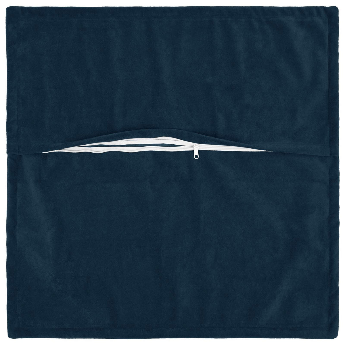 vidaXL Throw Pillow 2 pcs HOUTEN Blue 80 x 80 cm Microfiber Fleece 3