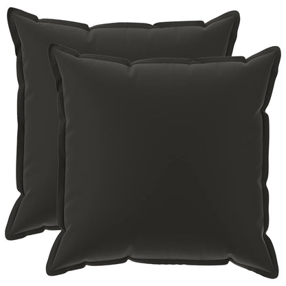 Throw Pillow HOUTEN 80 x 80 cm Polyester 2 pcs Black