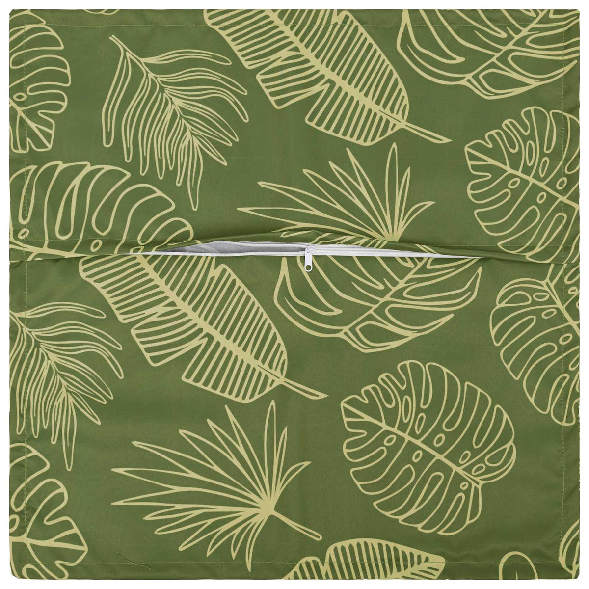 vidaXL Throw Pillow 2 pcs HOUTEN Leaf Design 80 x 80 cm Polyester 4