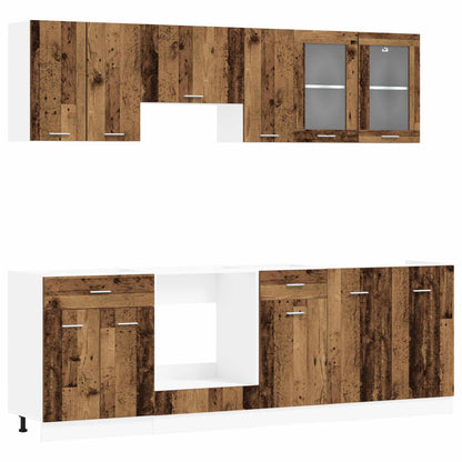 vidaXL Kitchen Unit Lyon 8 pcs Engineered Wood 2