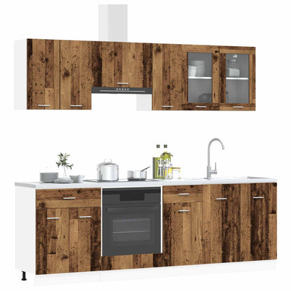vidaXL Kitchen Unit Lyon 8 pcs Engineered Wood 3