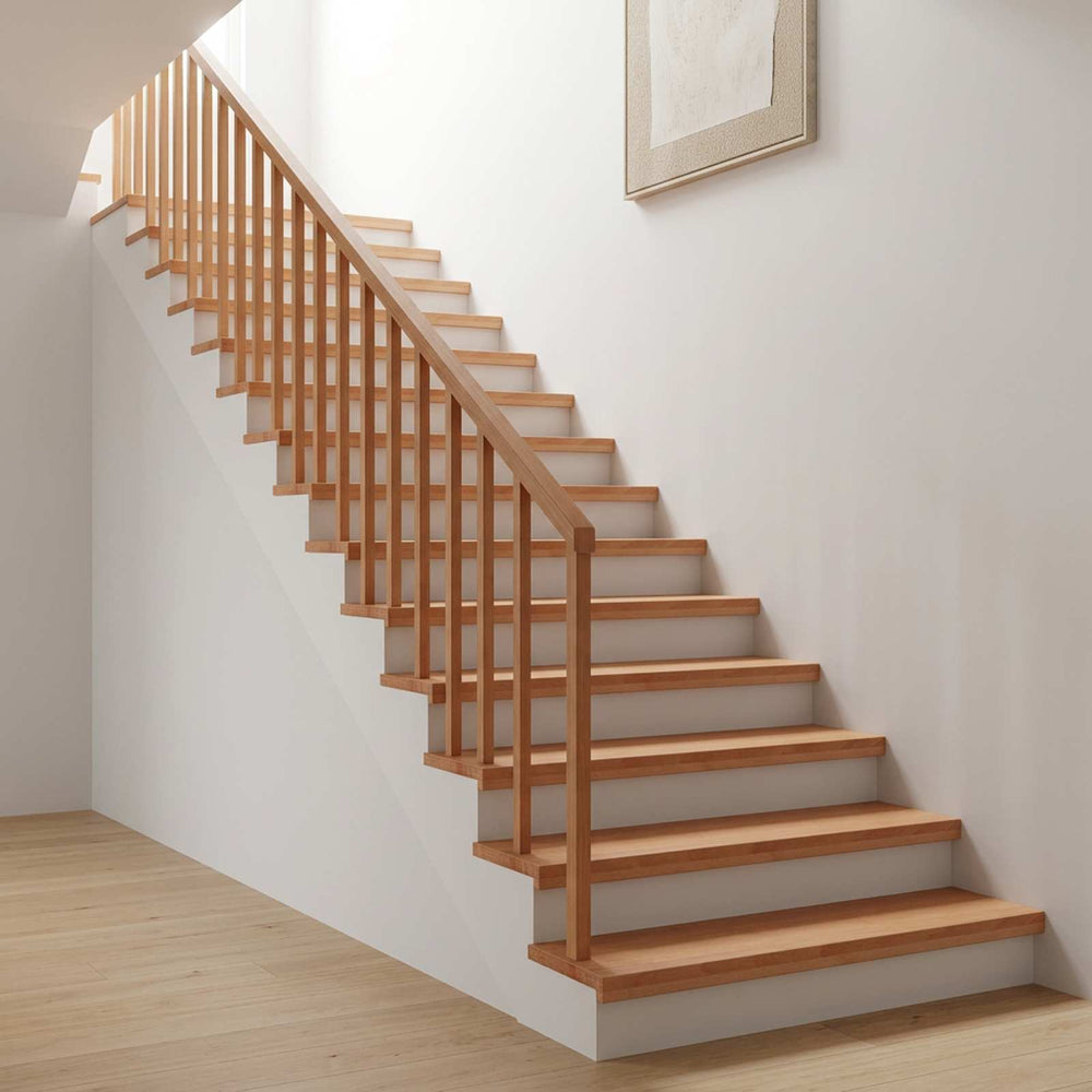 vidaXL Stair Treads 20 pcs 80 x 25 x 2 cm Natural Solid Beech Wood