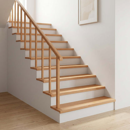 vidaXL Stair Treads 20 pcs 110 x 25 x 2 cm Natural Solid Beech Wood 1