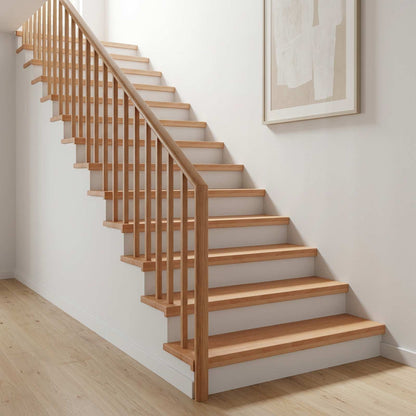 vidaXL Stair Treads 20 pcs 80 x 30 x 2 cm Natural Solid Beech Wood 1