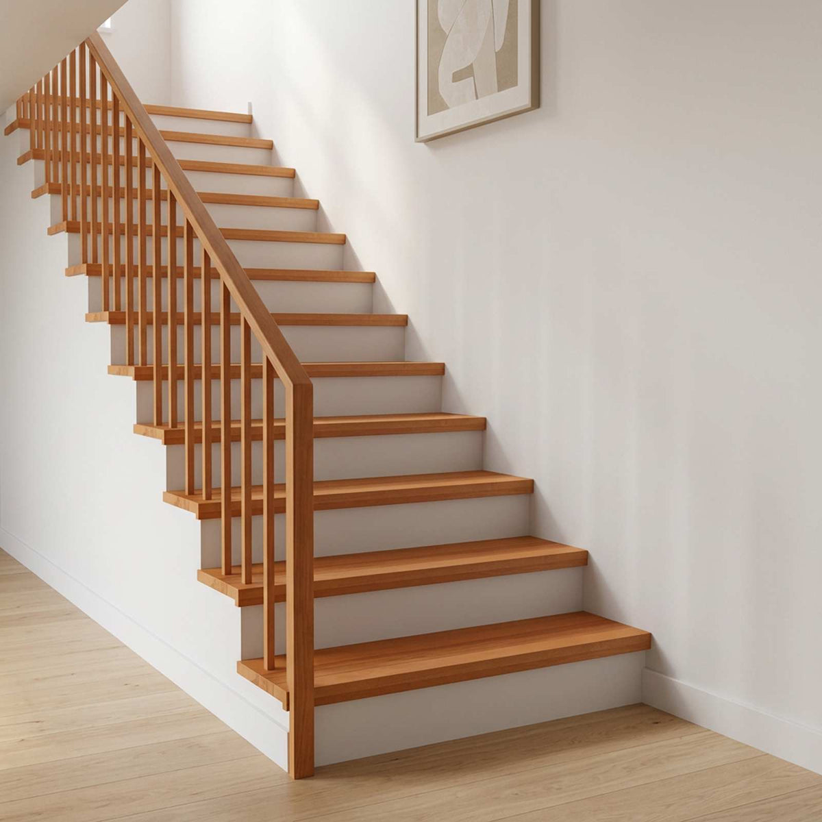 Stair Treads Depth 25 cm 16 Light brown 70 cm